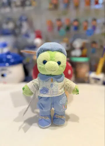 상하이 디즈니 내추럴 컬러 올메르 봉제 인형 키링