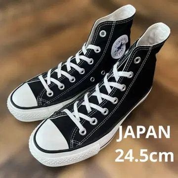 컨버스 올스타 일본제 블랙 23.5cm JAPAN J 검정 hi