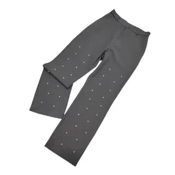 JUMELLE 펄 장식 스트레이트 팬츠 M 7787