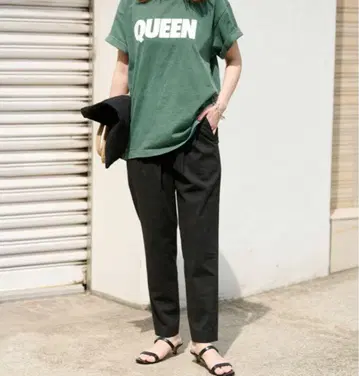 워셔블 코튼 린넨 VIS 팬츠