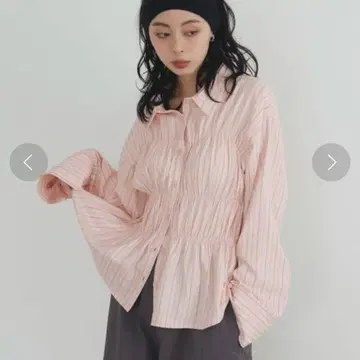 셔링 뷔스티에 디자인 셔츠