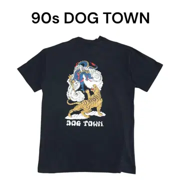 새상품급 90s DOG TOWN 용호 빅 프린트 티셔츠 도그타운