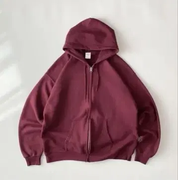 2000년대 Hanes 플레인 지퍼 후드 집업