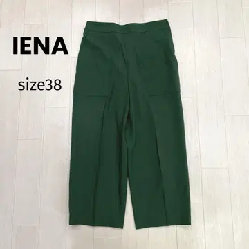 IENA 이에나 스트레치 와이드 크롭 팬츠 38