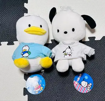 산리오 무니구루미 펙클 포차코 새상품 2개 봉제 인형 다이 컷