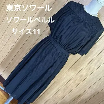 고급] 도쿄 소와르 SOIR PERLE 블랙 포멀 원피스