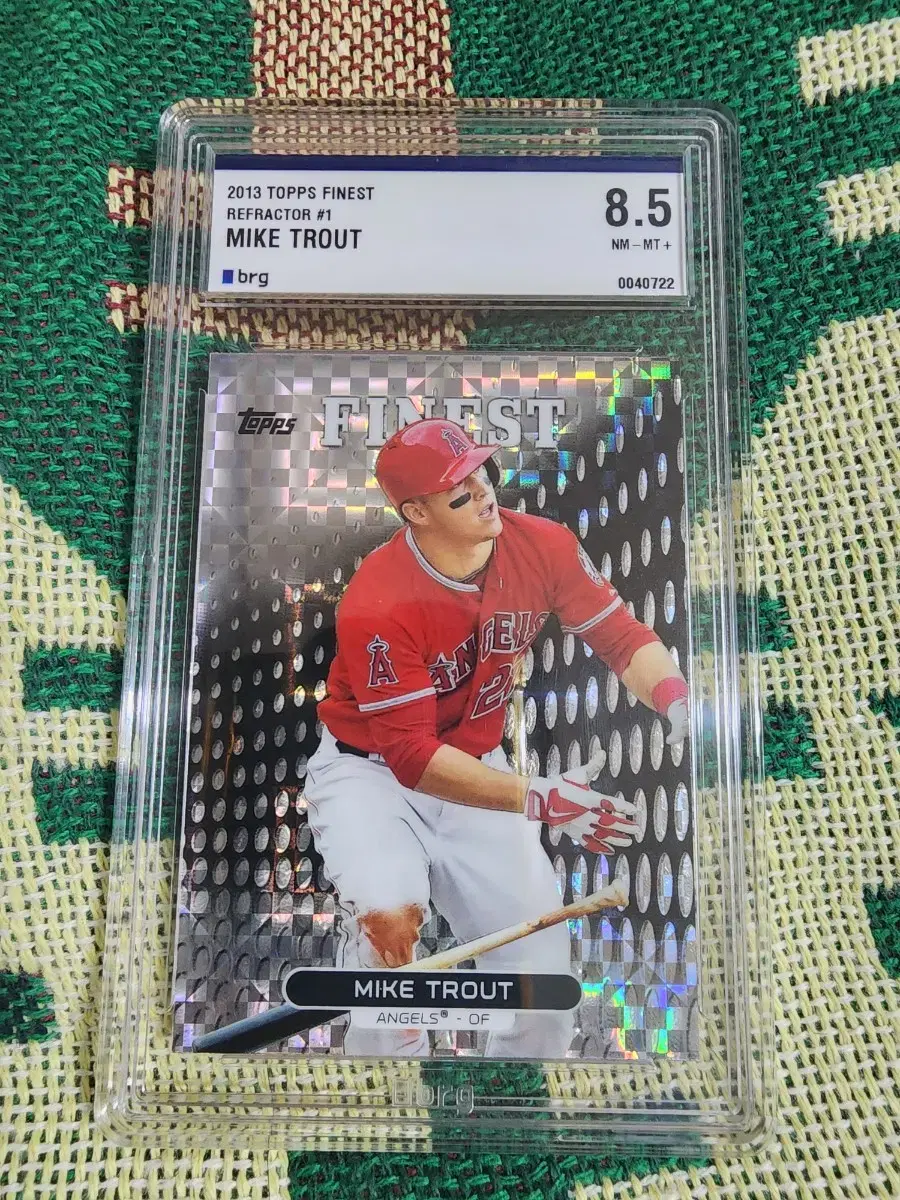 스포츠카드 2013 topps finest 마이크트라웃 리플렉터