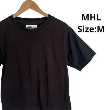 MHL 반팔 티셔츠 코튼 저지 코튼 저지