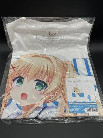 Summer Pockets 풀 그래픽 티셔츠 짠 베인더스