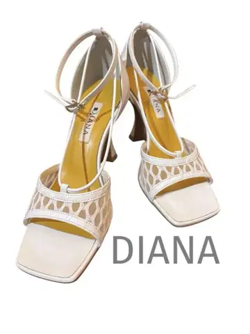 DIANA 엘레강트 샌들 화이트