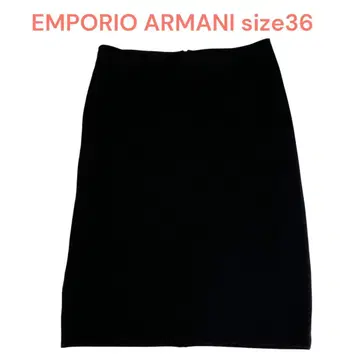 엠포리오 아르마니 블랙 심플 여성용 스커트 size38