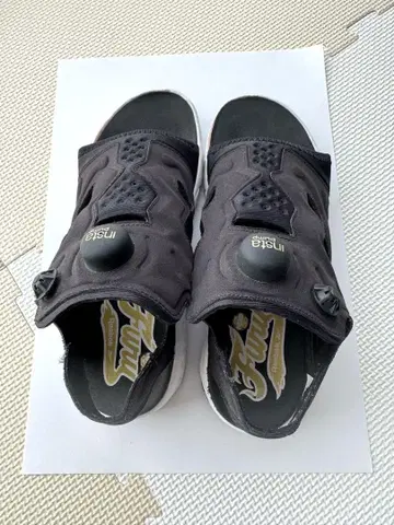 리복 펌프 퓨리 샌들 블랙 24cm