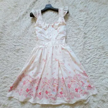 새상품급 리즈리사 잔스카 무릎 기장 원피스 새끼 고양이 캔디 웨건 하트