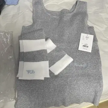 smyeon 그레이 니트 탱크탑