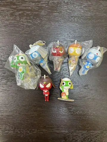 개구리 중사 케로로 키체인 7개
