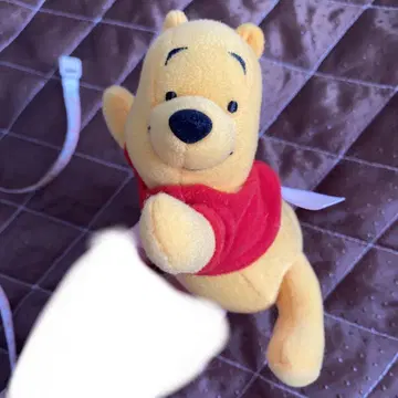디즈니랜드 곰돌이 푸 봉제 인형 레트로
