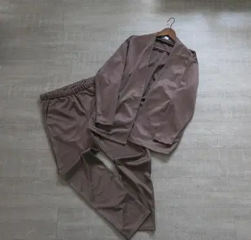 XL Spu 셋업 노카라 가디건 캐주얼 수트