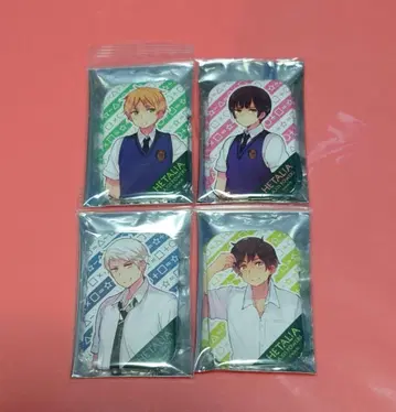 헤타리아 Axis Powers 학생풍 캔뱃지 영국 프로이센 일본