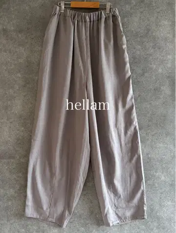 hellam (헤람) 새틴 코쿤 팬츠