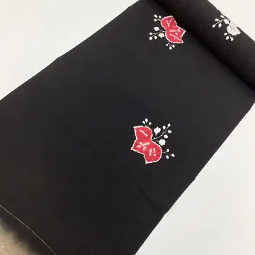 기모노 옷감, 깃털 자, 리메이크 소재, 순수 실크 P166