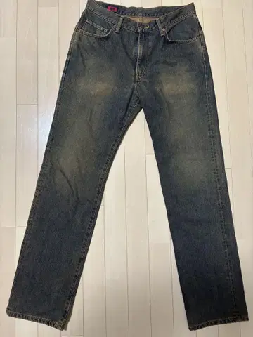 EDWIN 503 스트레이트 데님 다크 블루