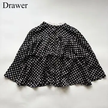 DRAWER T-mat masaki paris 도트 프릴 블라우스