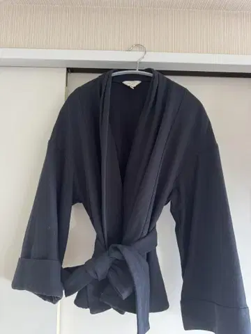 moussy M_ 노카라 자켓 블랙