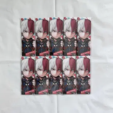 히로아카 토도로키 쇼토 히로아카 전 그림 카드 캔뱃지 10개