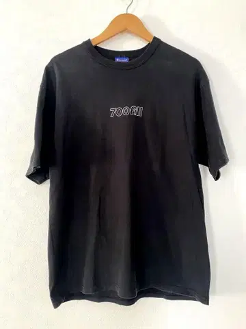 챔피온 700필 티셔츠 M 블랙 검정 1LDK