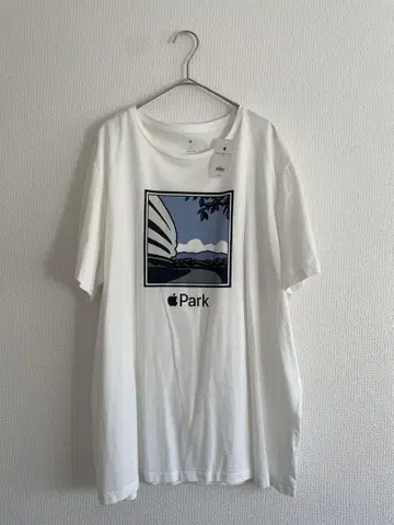 애플 파크 그래픽 티셔츠 XL 새상품