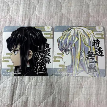 ufotable cafe 기둥 전시 코스터 토키토 무이치로