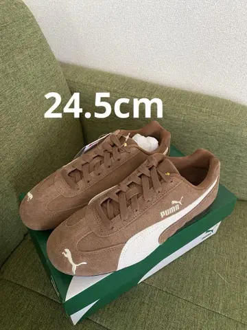 푸마 스피도 캣 브라운 스니커즈 24.5cm