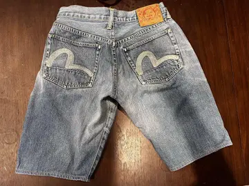 EVISU JEANS 하프 에비수 청바지