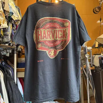 미국 빈티지 의류 HARVICK 4 그래픽 티셔츠