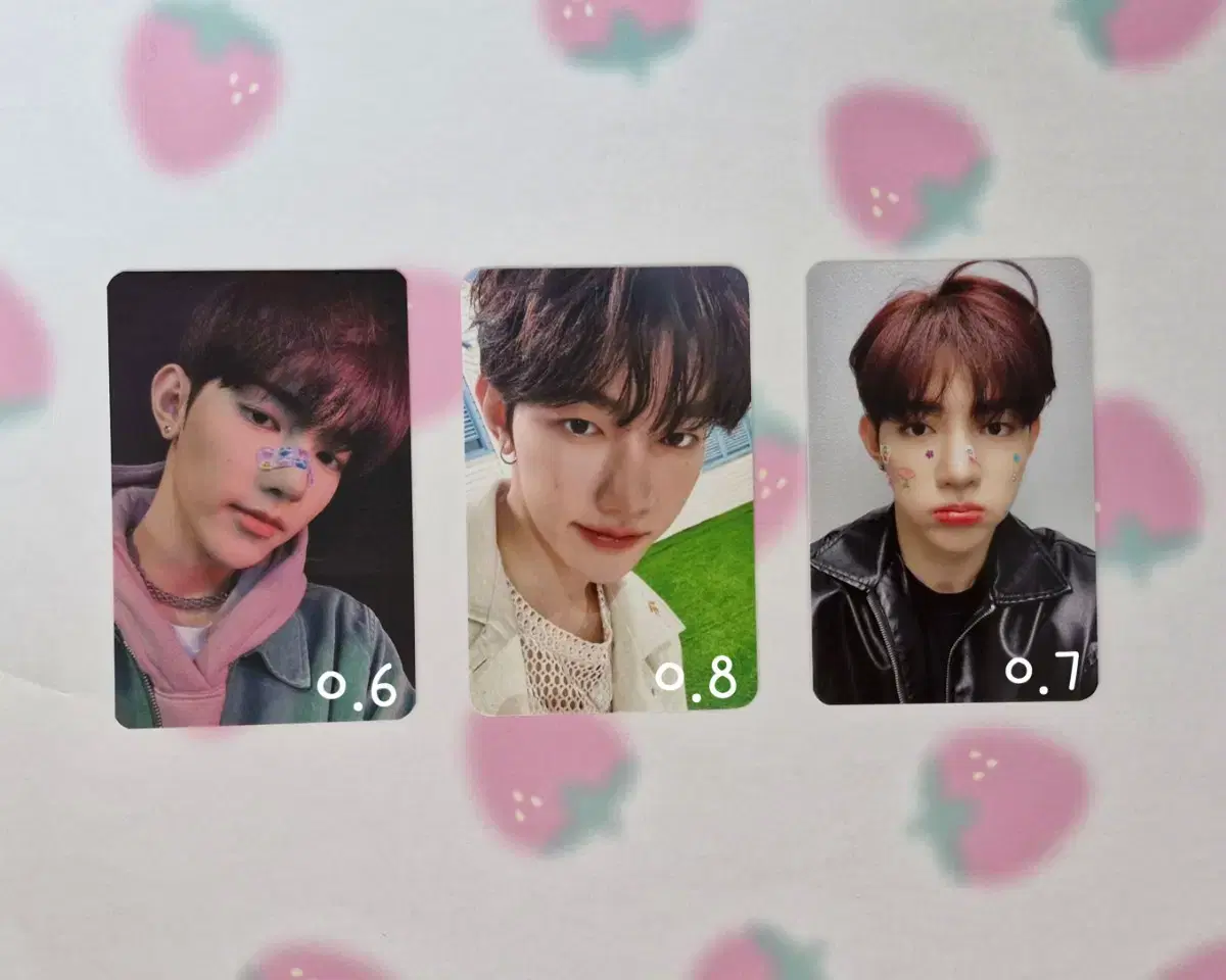 Zerobaseone Zhang Hao unreleased photocard Coband with muu Counting Star poca