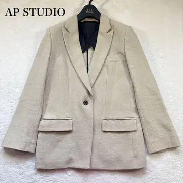 AP STUDIO 린넨 자켓 일본제 아이보리 S