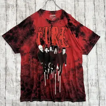 THE CURE 큐어 타이다이 밴딩 티셔츠 XL