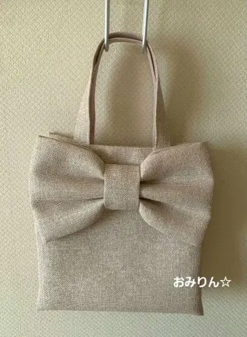 MUGUET 리본 백 [옅은 핑크]