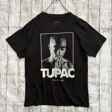 US 구제 의류 2PAC TUPAC HipHop 랩 티셔츠