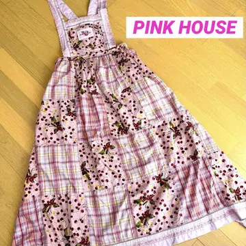 PINK HOUSE 핑크 하우스 원피스 패치워크 체리