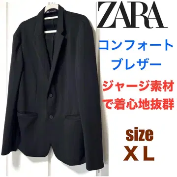 새상품급 ZARA 자라 컴포트 블레이저 저리 소재 XL