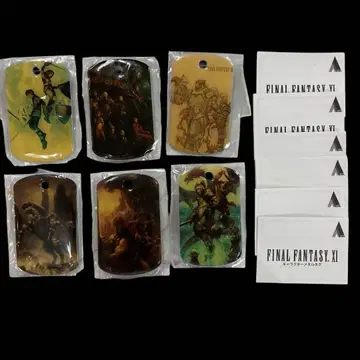 FF11 메탈 택 전 6종 컴플리트 세트 10주년 기념 랜덤 딜