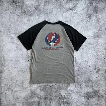 04's grateful dead 래글런 밴딩 양면 프린트 t