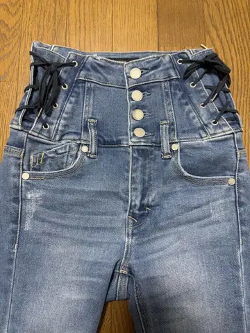 에모다 사이드 레이스업 하이웨스트 파긴스