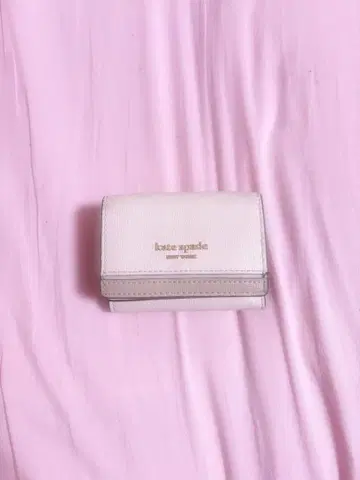 kate spade 3단 폴더형 지갑 핑크