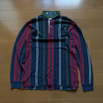 90s 타미힐피거 피케 셔츠 셔츠 자수