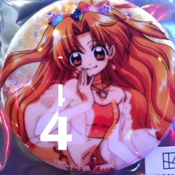 피치피치 피치 남코 도쿄 namco 별 얇은 비단 캔뱃지 4개 세트
