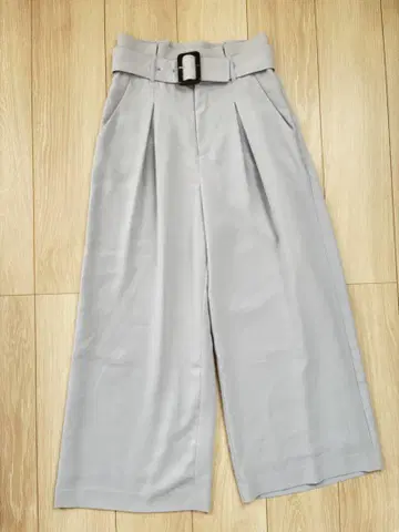 And Couture 블루 와이드 팬츠 벨트 포함