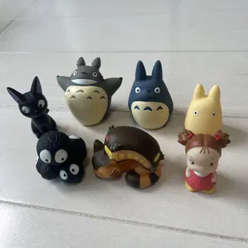 스튜디오 지브리 피규어 7종 세트 손가락 인형 토토로