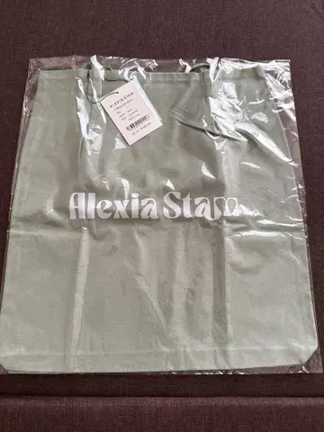 alexiastam 그린룸 페스티벌 회장에서 한정판 토트백 카키